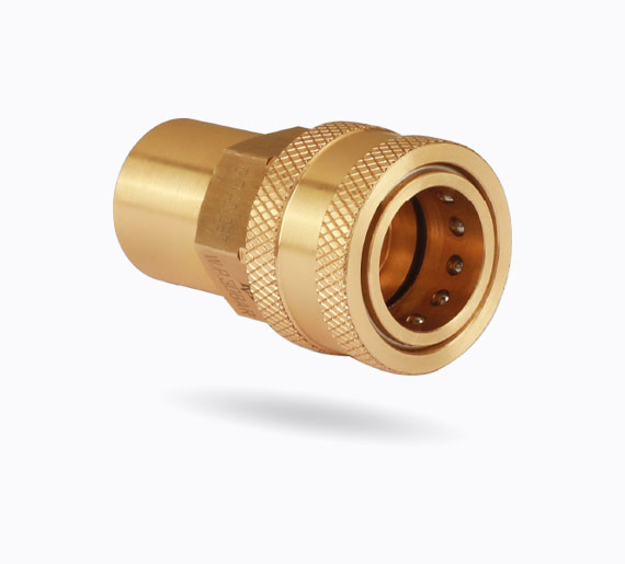 Brass quick coupling connector