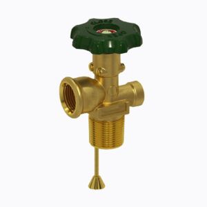 POL Valve with Outage Screw & Dip Tube (Up to 100lbs Capacity)
