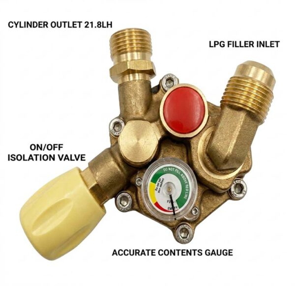 Self Refillable Gas Cylinder Multivalves - Prabha Electronics