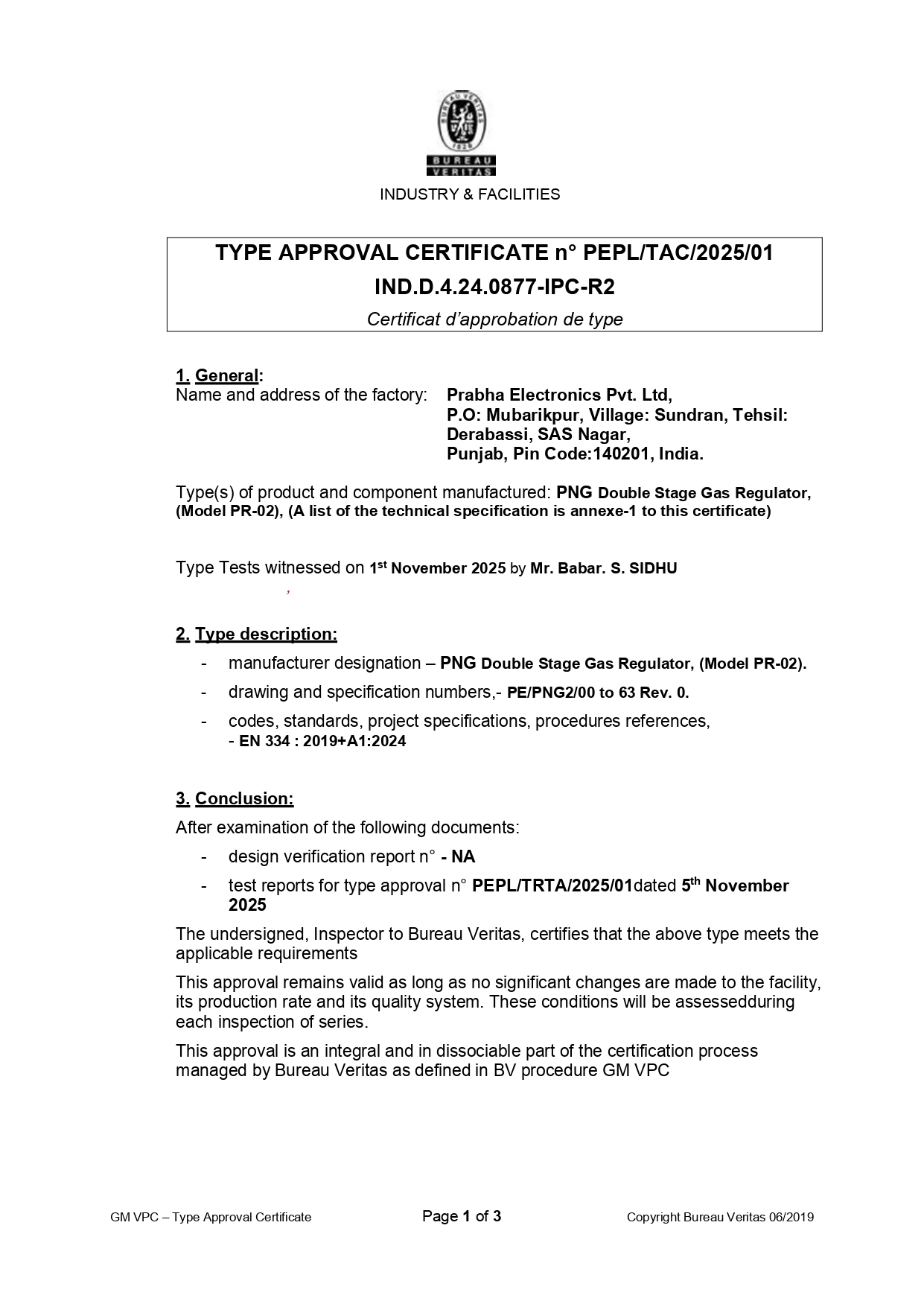 Type Approval Certificate_PEPL_TAC_2025_01_page-0001